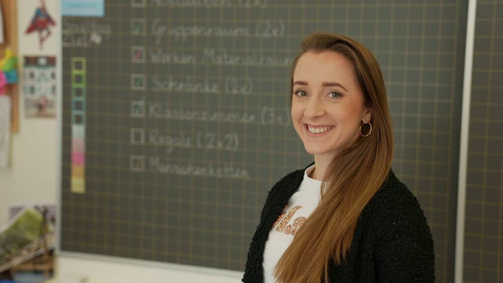 Myriam Eberle, Primarlehrerin einer 4. Klasse in Baselland
